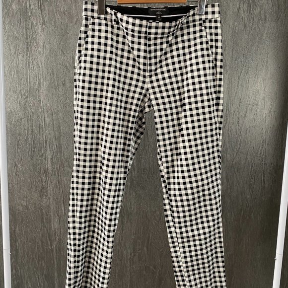 Banana Republic Ryan Fit Checkered Pants - Picture 1 of 4